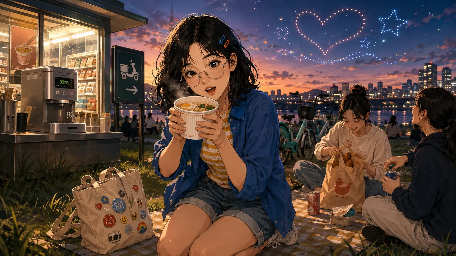 A weekday evening on the Han River