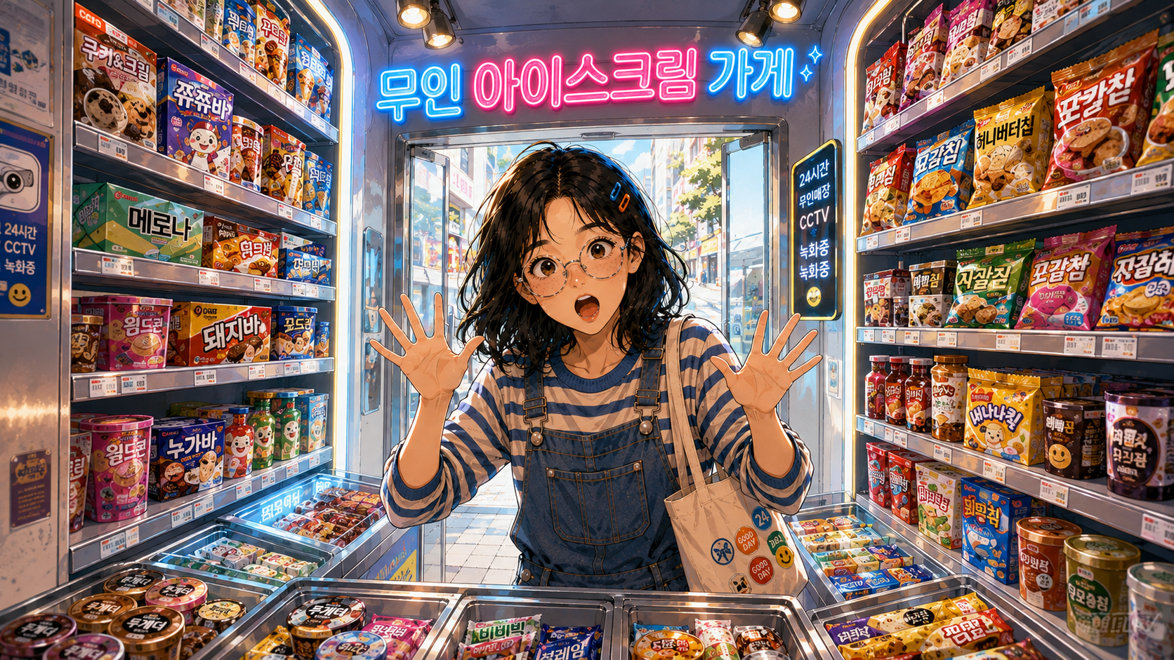 Unmanned ice cream discount store, Seoul