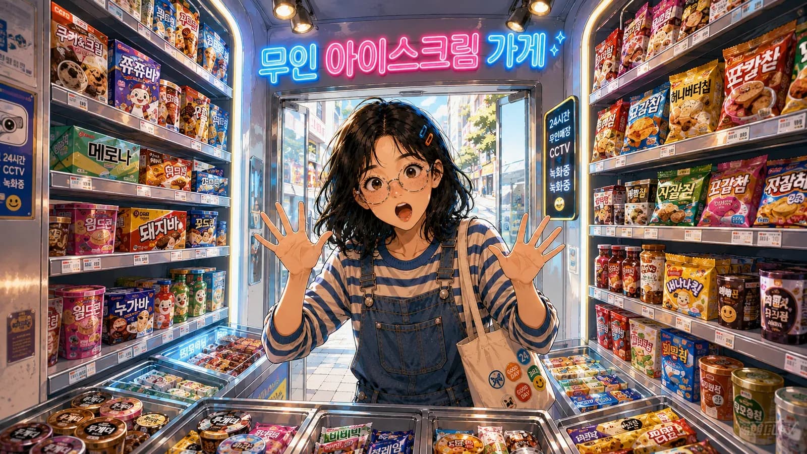 Unmanned ice cream discount store, Seoul